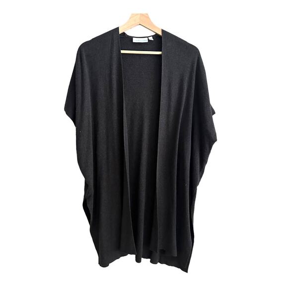 JoJo Maman Bebe Cardigan Sweater Poncho Cocoon Maternity Nursing Gray One Size - Picture 1 of 7